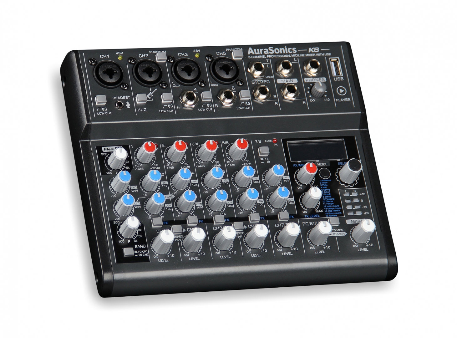 AuraSonics K8 компактный микшерный пульт в Гатчине