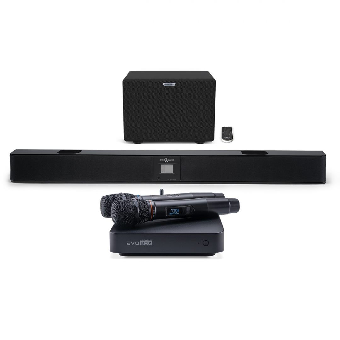 караоке-комплект EVOBOX Plus + EvoSound Bar (саундбар с караоке) в Гатчине