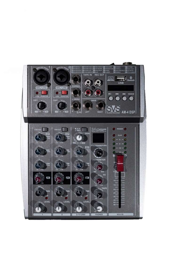 SVS Audiotechnik mixers AM-4 DSP Аналоговый микшерный пульт, 4-канала в Гатчине