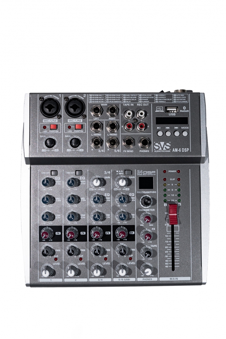 SVS Audiotechnik mixers AM-6 DSP Микшерный пульт аналоговый, 6-канальный SVS Audiotechnik mixers в Гатчине